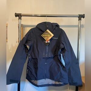 Norrøna Navy Blue Outdoor Jacket with Hood